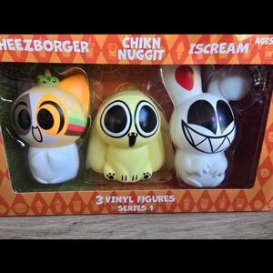 Chikn Nuggit Cheezborger Iscream Vinyl Figures Series 1